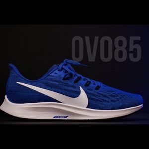 Nike Blue and White Men's Shoes